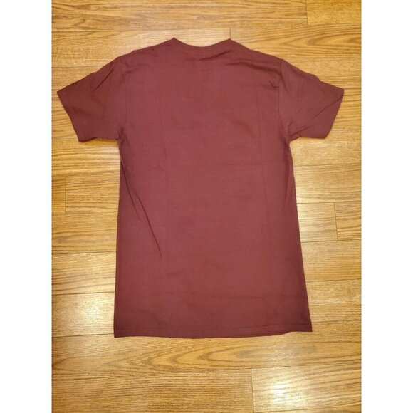 The Flash T-shirt Men's Size Small Burgundy Short Sleeves Civil Assets Collab DC - Picture 6 of 6